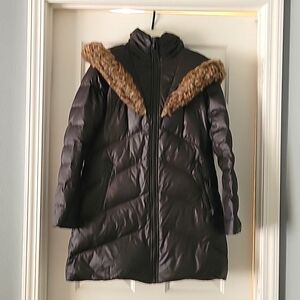 FLEET STREET BLK PUFFER COAT